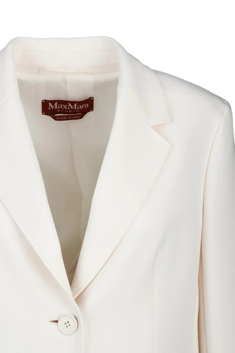 Linz Rounded Jacket - White