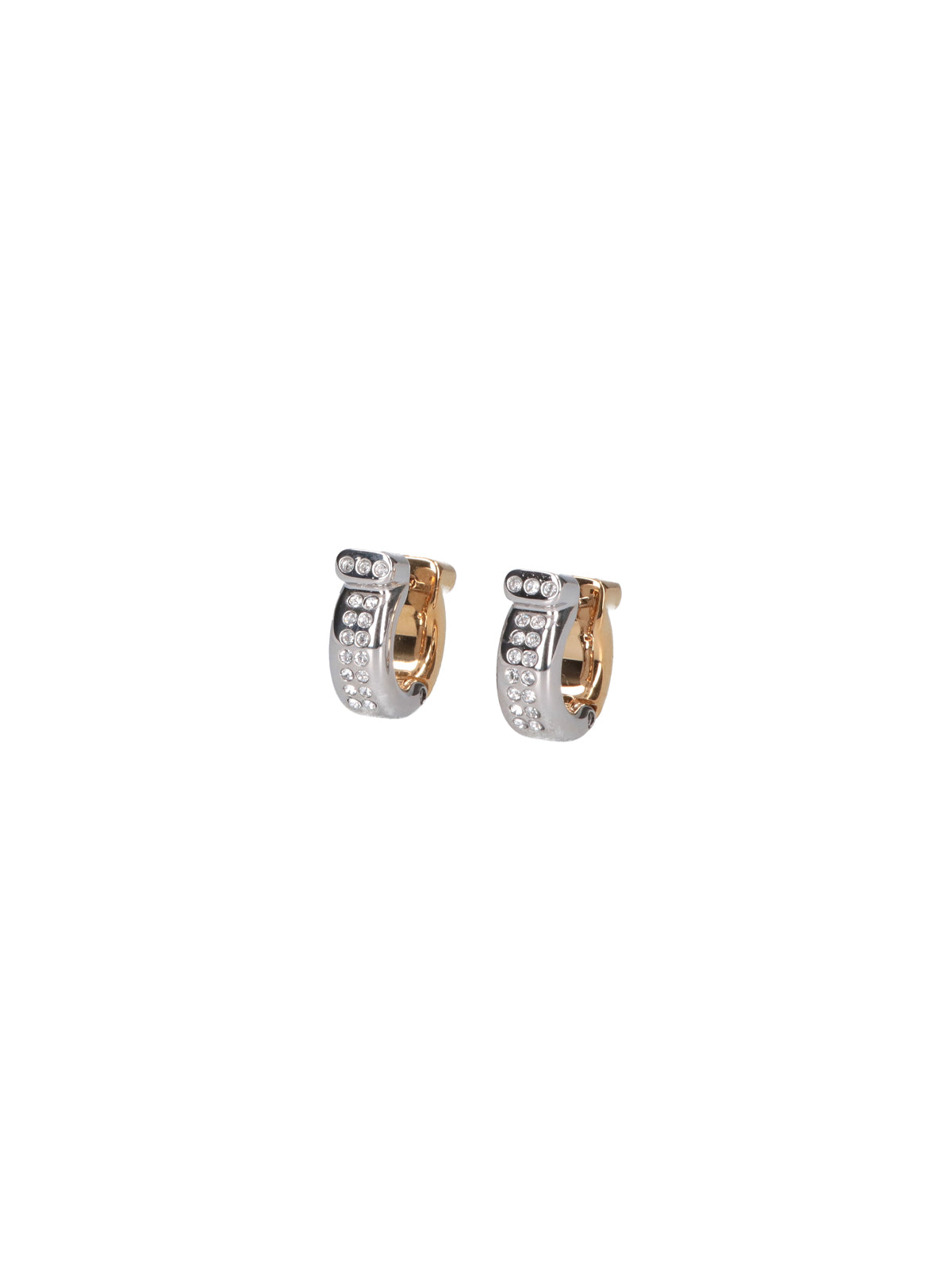 "Gancini" Earrings – Silver/Gold