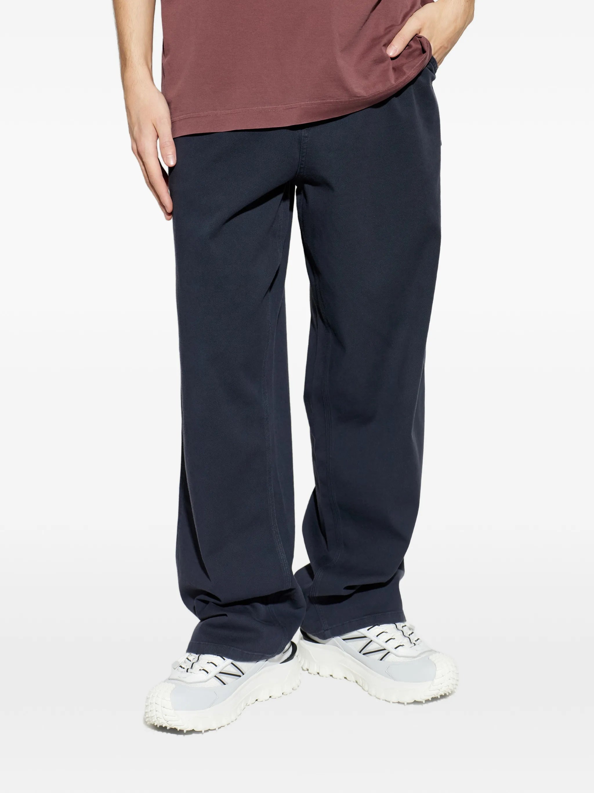 Dark Navy Cargo Track Pants