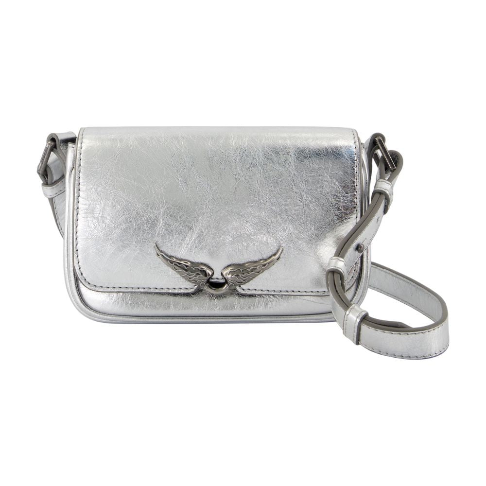Le Zazi Crossbody - Leather - Silver