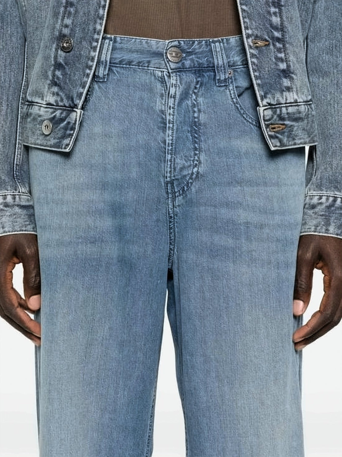 Light Blue Relaxed Fit Denim Jeans