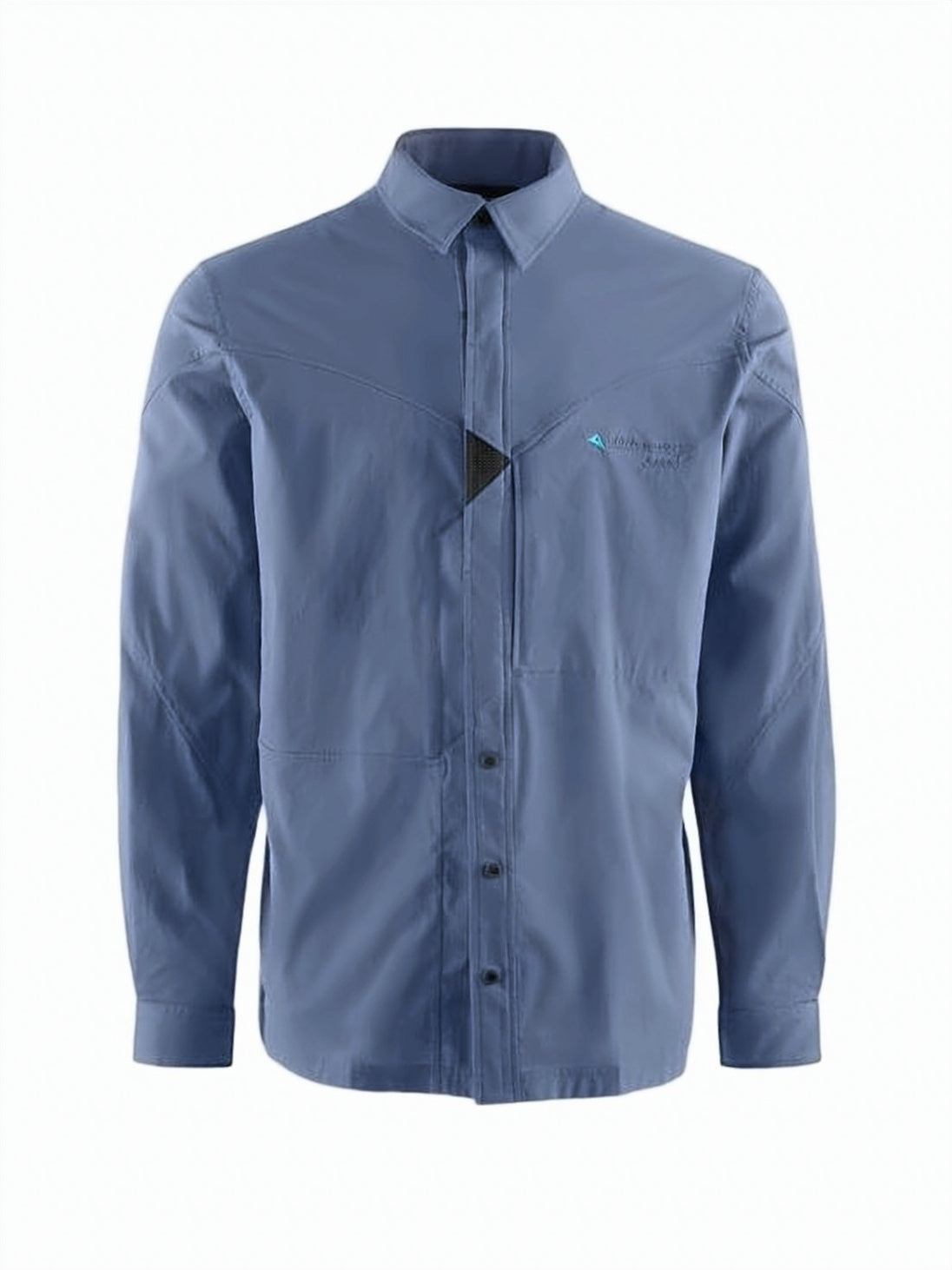 Long-Sleeve Casual Shirt with Structured Collar