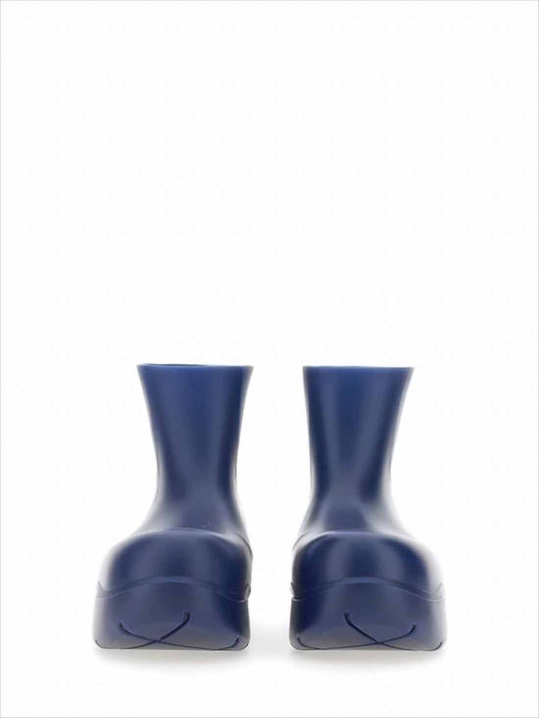 Matte Rubber Ankle Boots