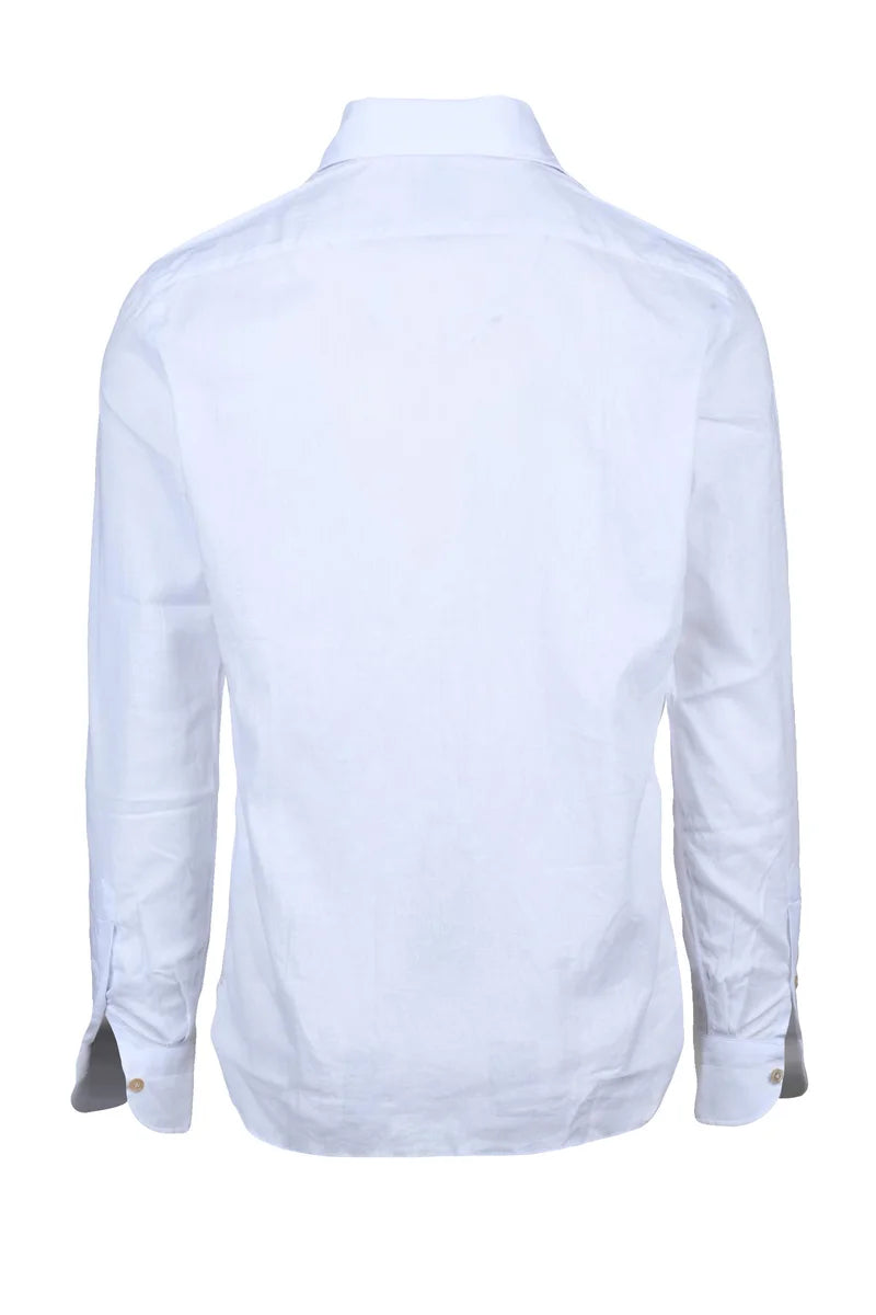 Cotton Linen Shirt - White