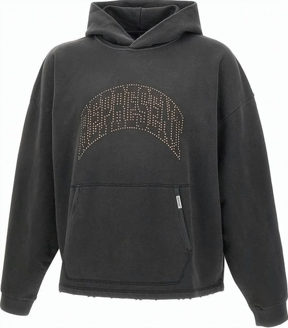 Relaxed Fit Hoodie with Subtle Studded Design