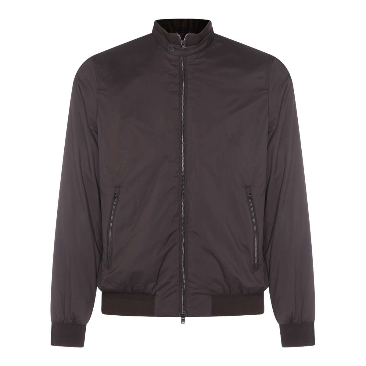 Brown Classic Jacket with Structured Silhouette