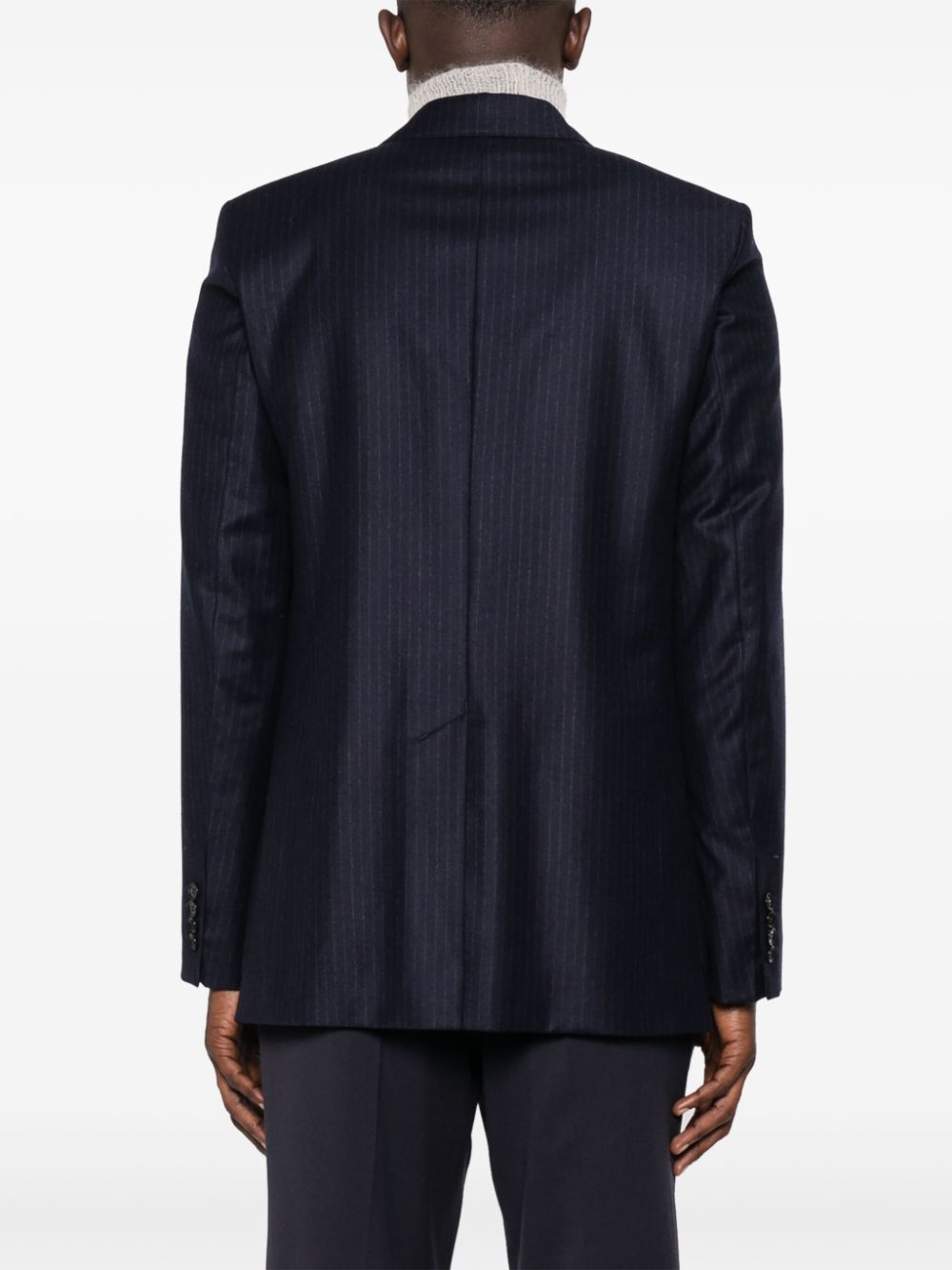Tailored Navy Pinstripe Jacket