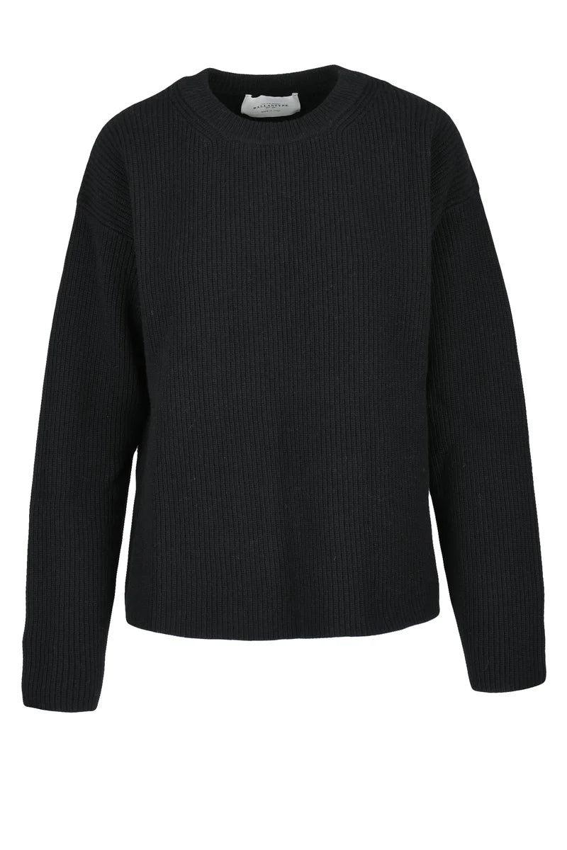 Ribbed Sweater - Black