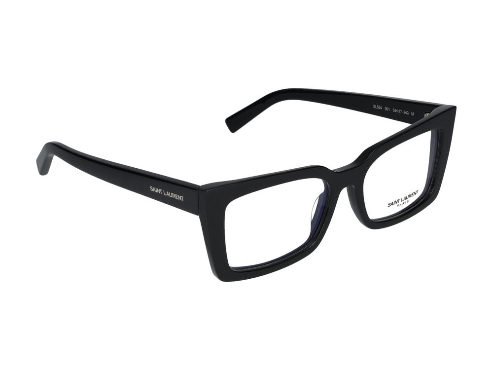 Eyeglasses Saint Laurent SL 554 001 black black transparent 54/17/140