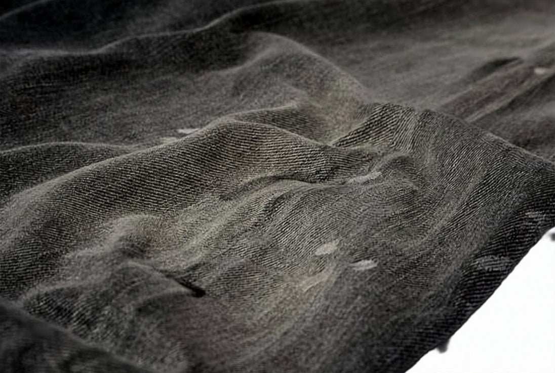 Faded Black Denim Pants
