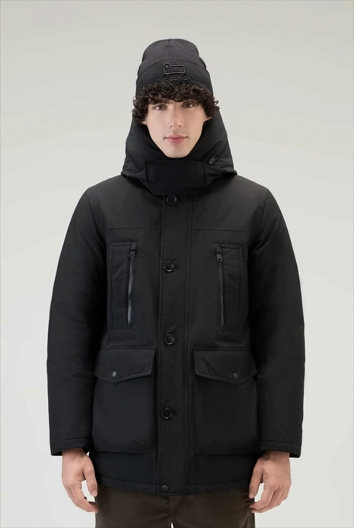 Arctic Parka With Adjustable Drawstring Waist