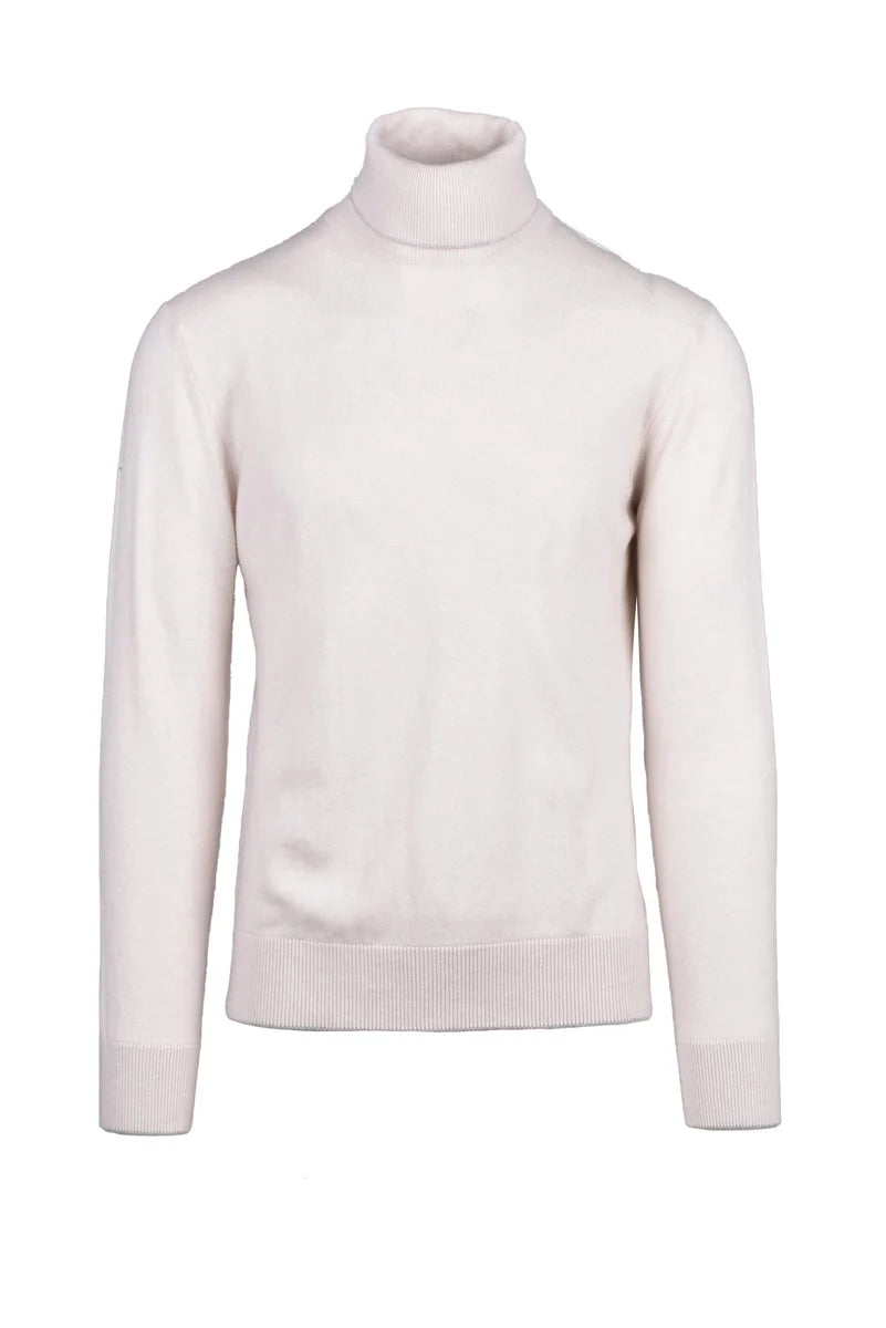 Cashmere Turtleneck Sweater - White
