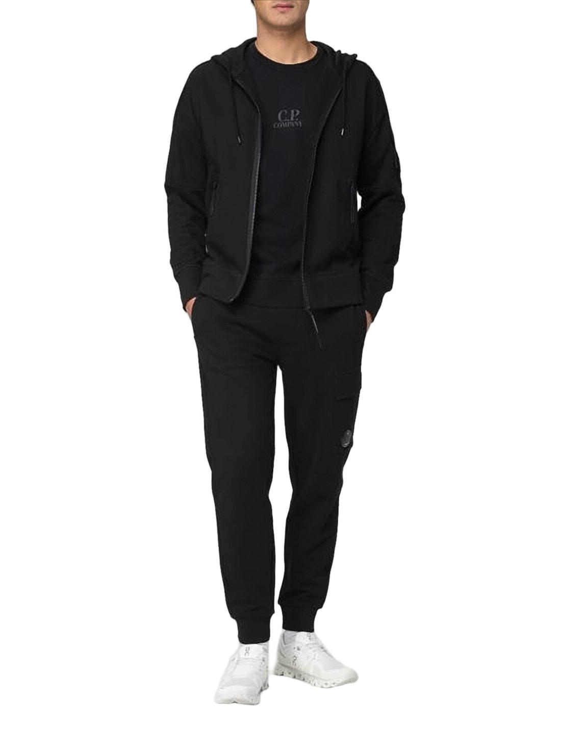 Relaxed Fit Black Cotton Crew Neck T-Shirt