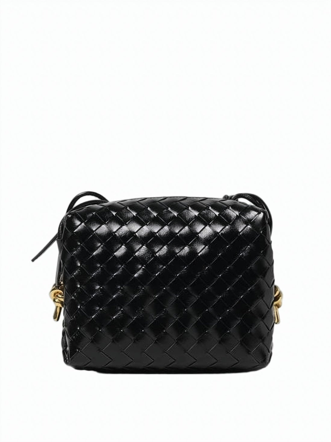 Signature Woven Leather Shoulder Bag