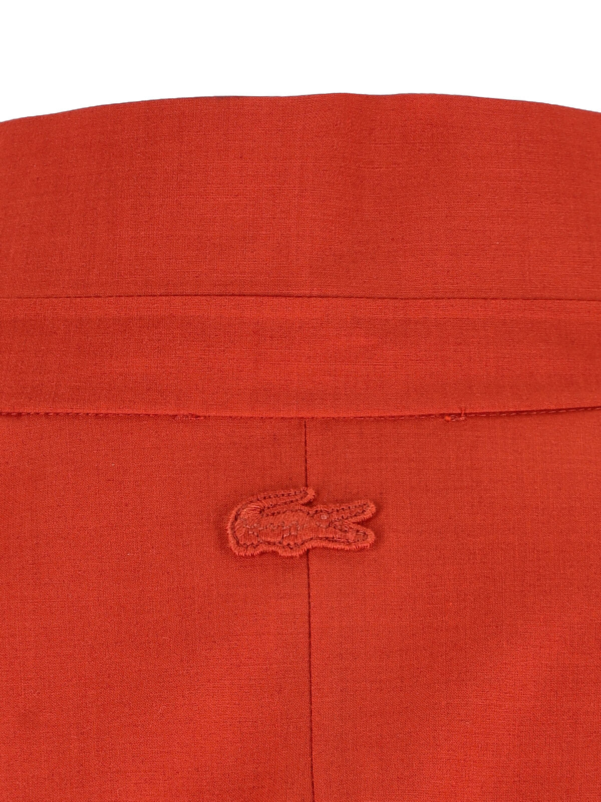Orange Technical Taffeta Popover Logo Jacket