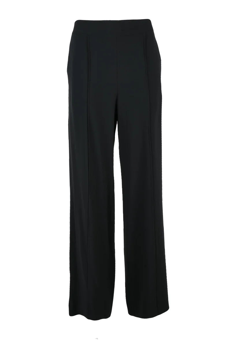 Fluid Drape Wide-Leg Trousers