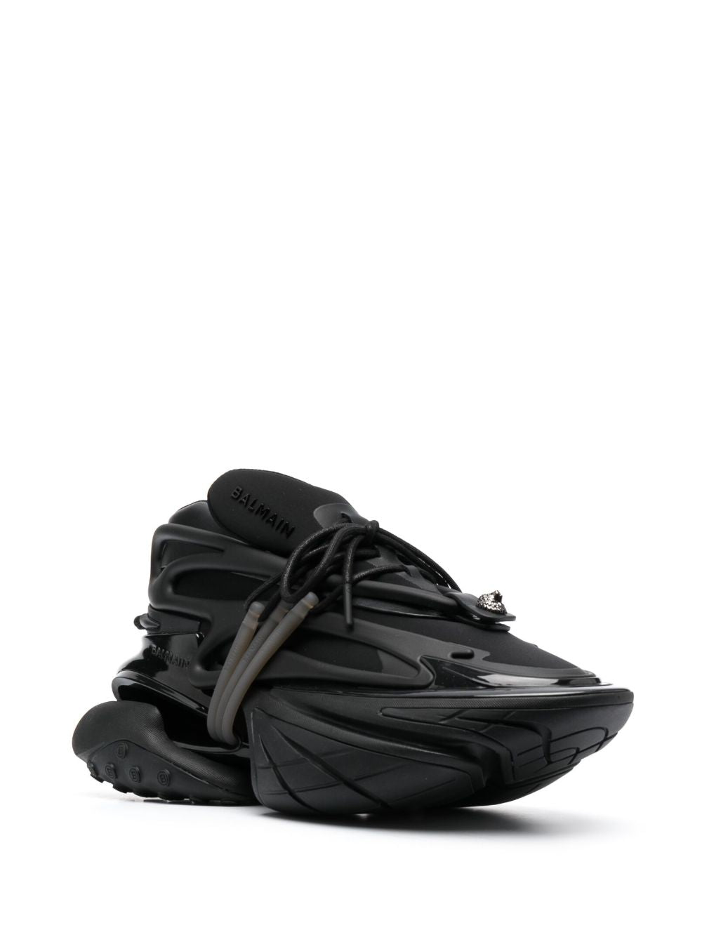 Futuristic Sculptural Sneakers With Textured Sole
