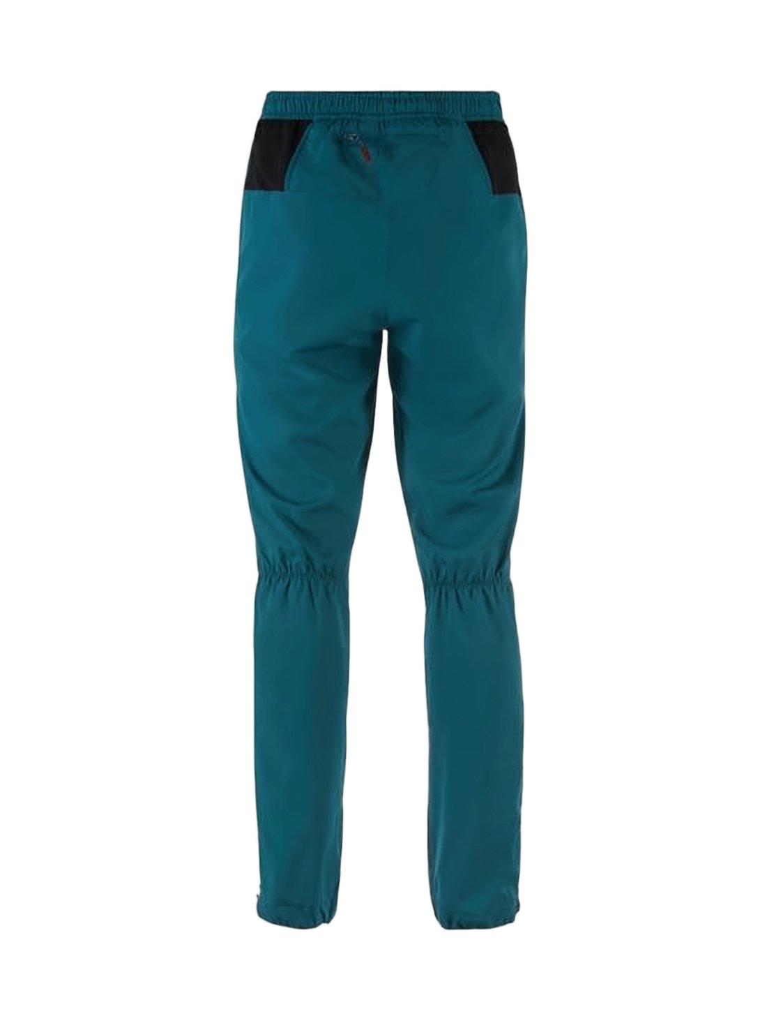 Streamlined Straight Pants with Elastic Waistband
