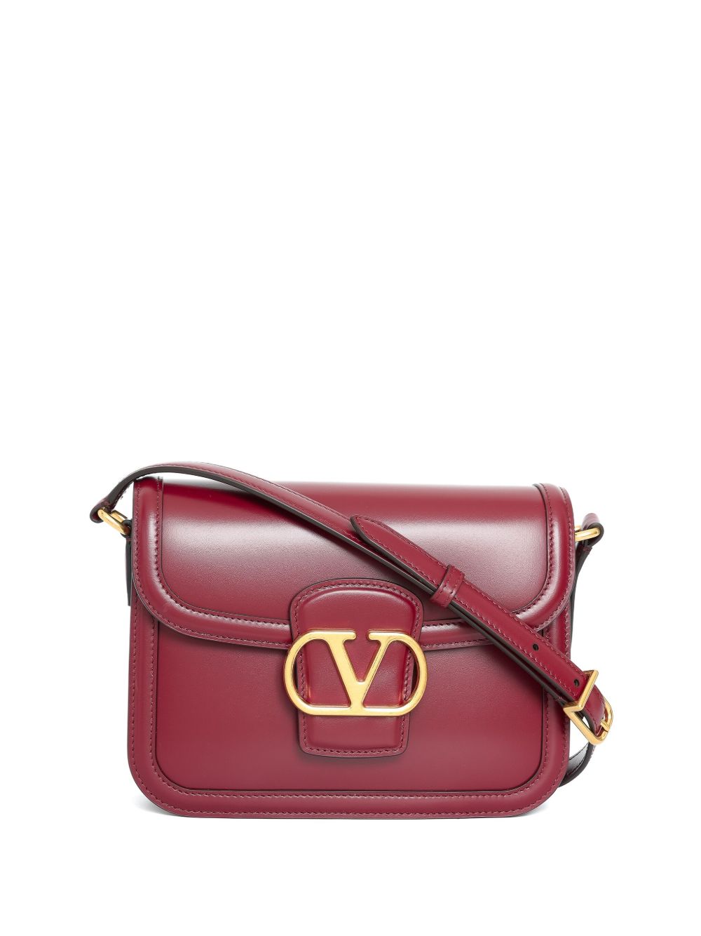Structured Handbag With Metallic Accents
