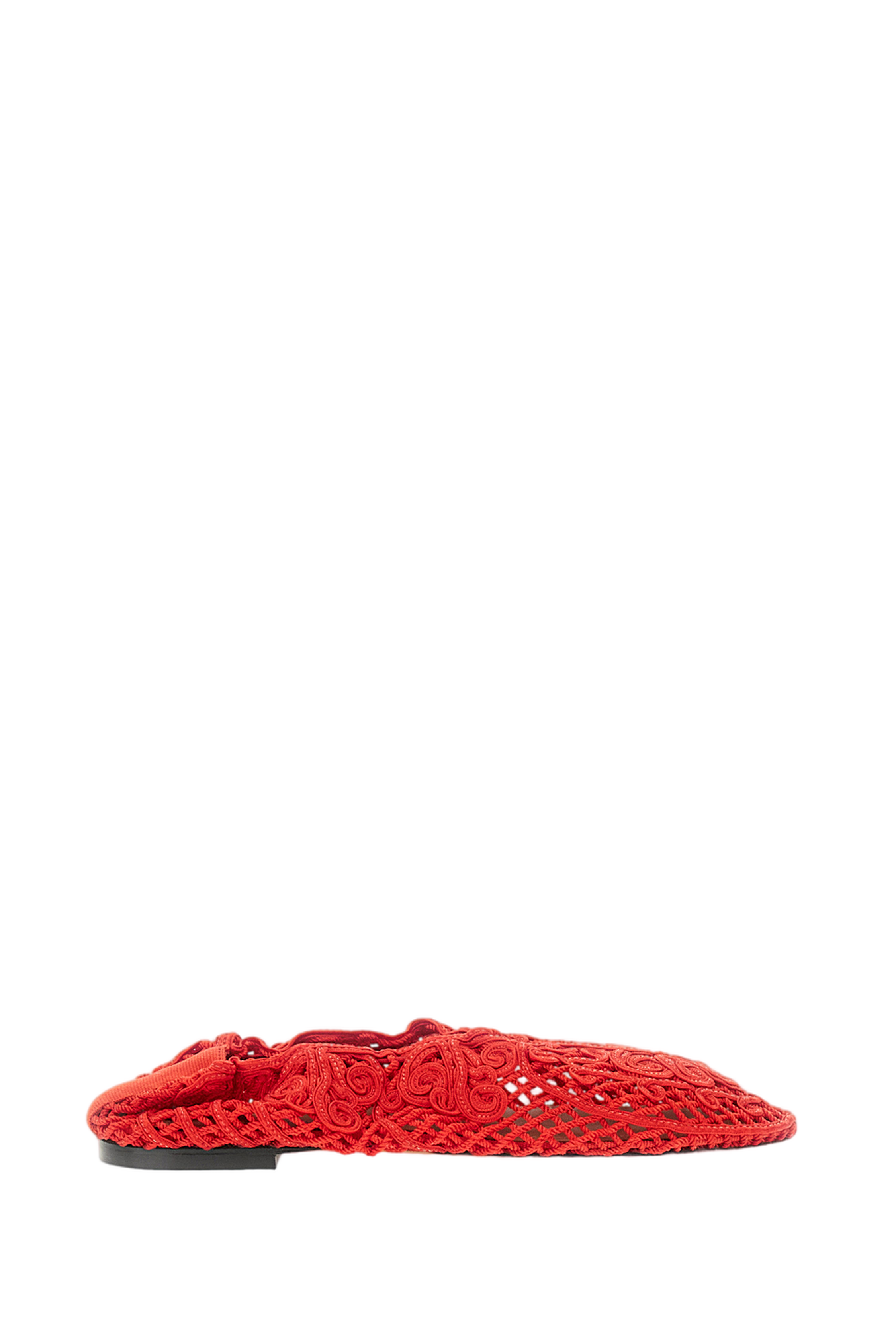 Red Iris Crochet Ballerina