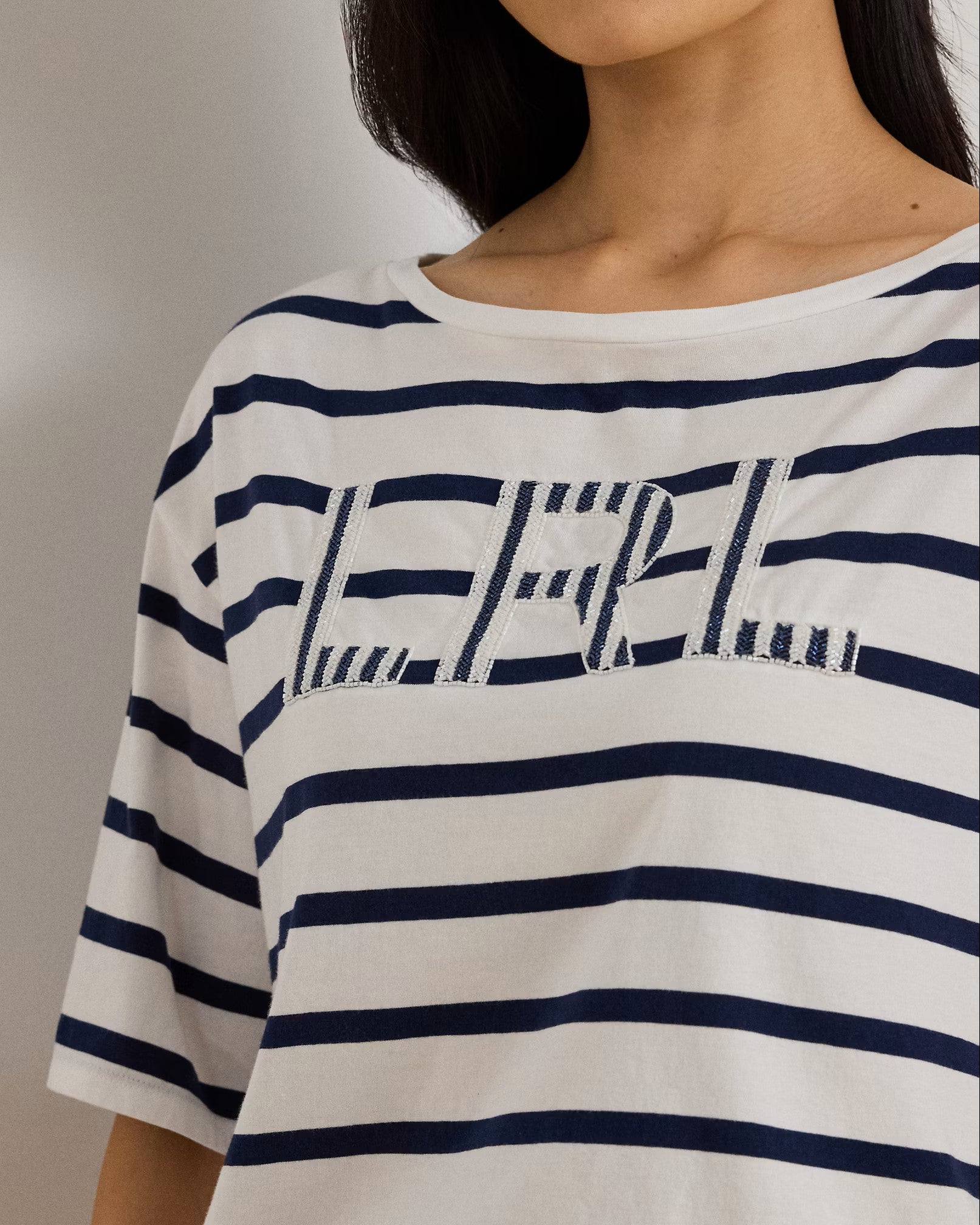White Cotton Jersey Tshirt