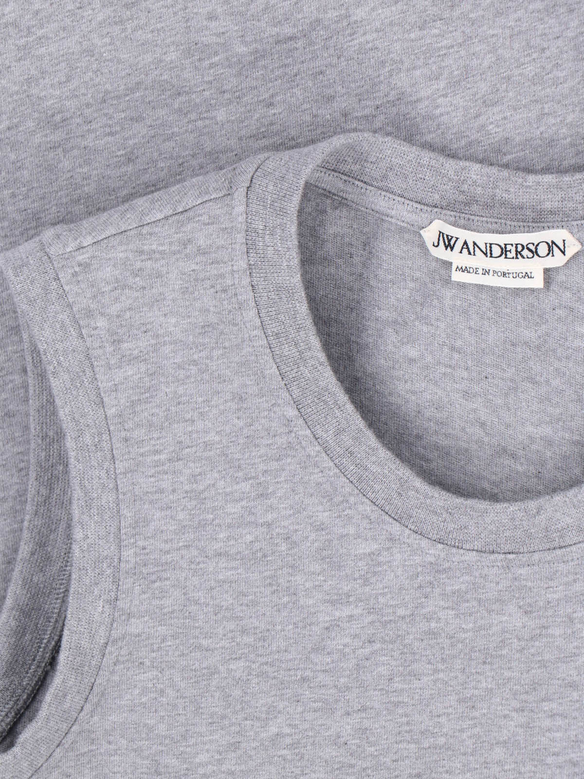 Grey Sleeveless Knotted Organic Cotton Dress