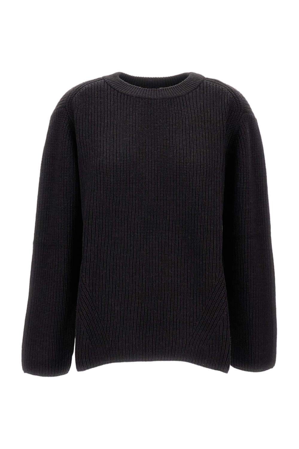 Classic Knit Sweater In Warm Brown Tone