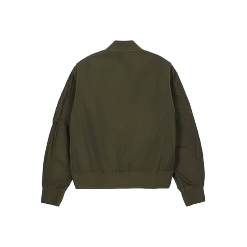 Utility-Style Green Cotton Jacket