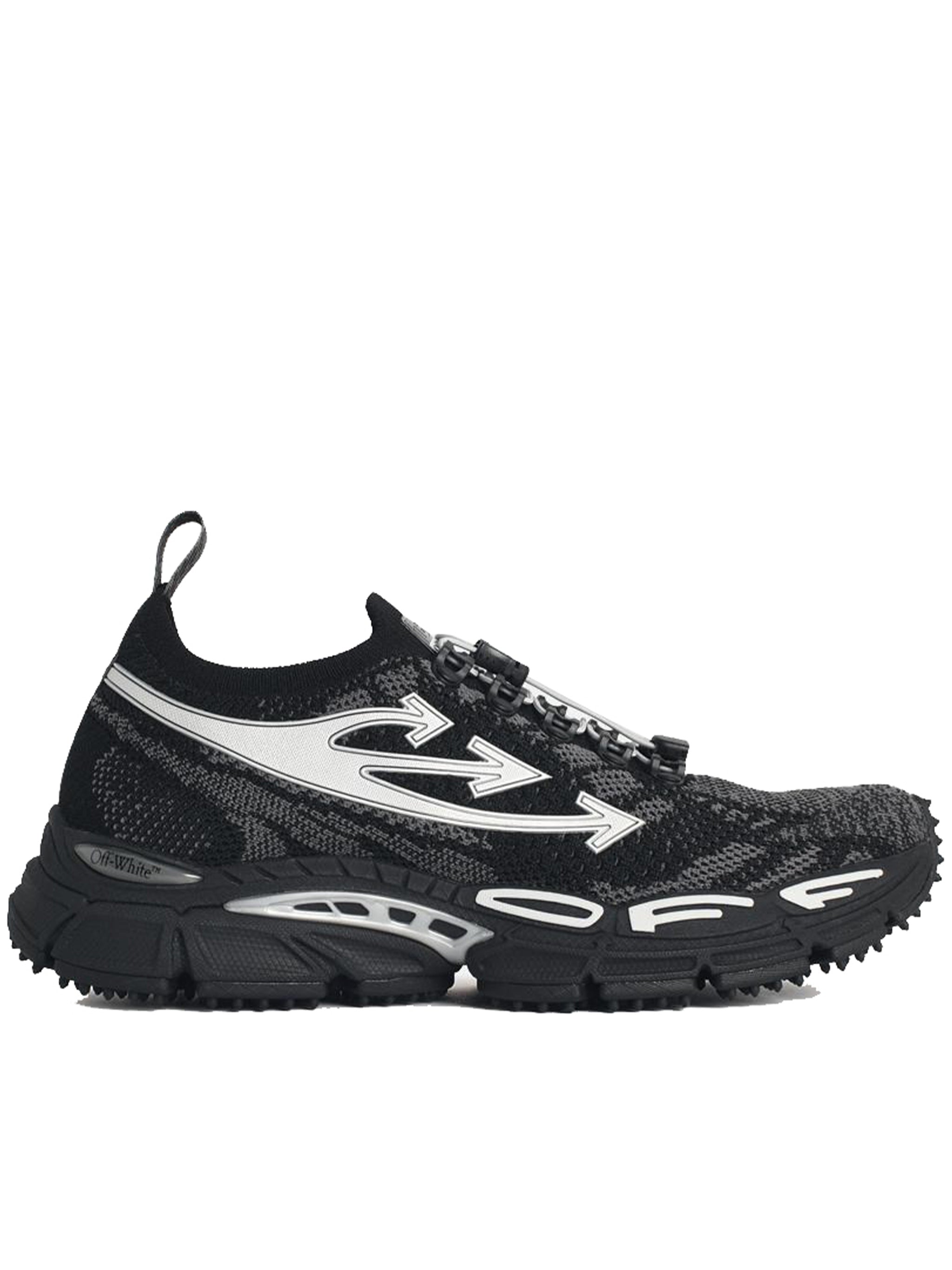 Black Be Right Back Knit Streetwear Sneakers