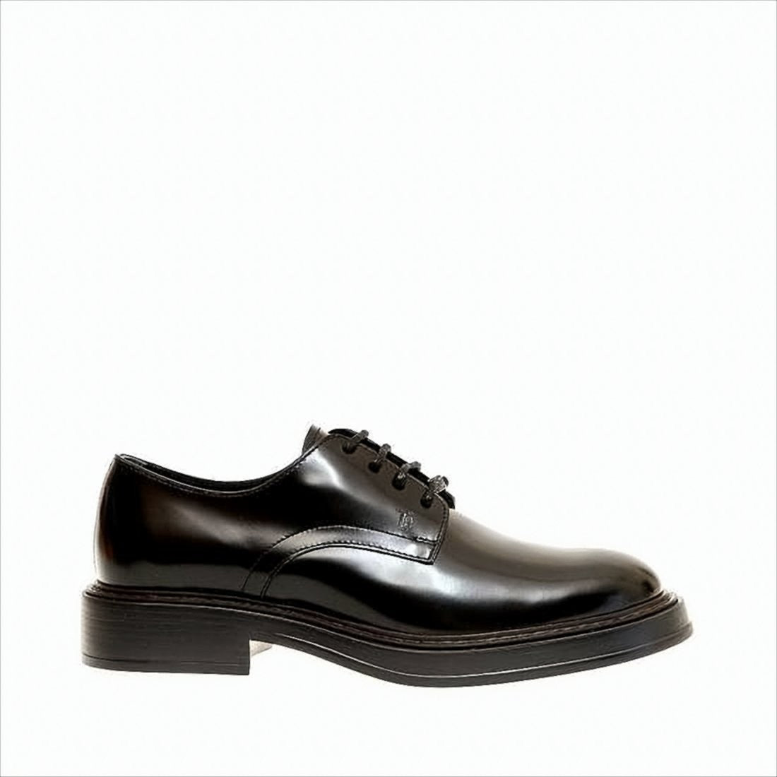 Polished Leather Lace-Up Dress Shoes