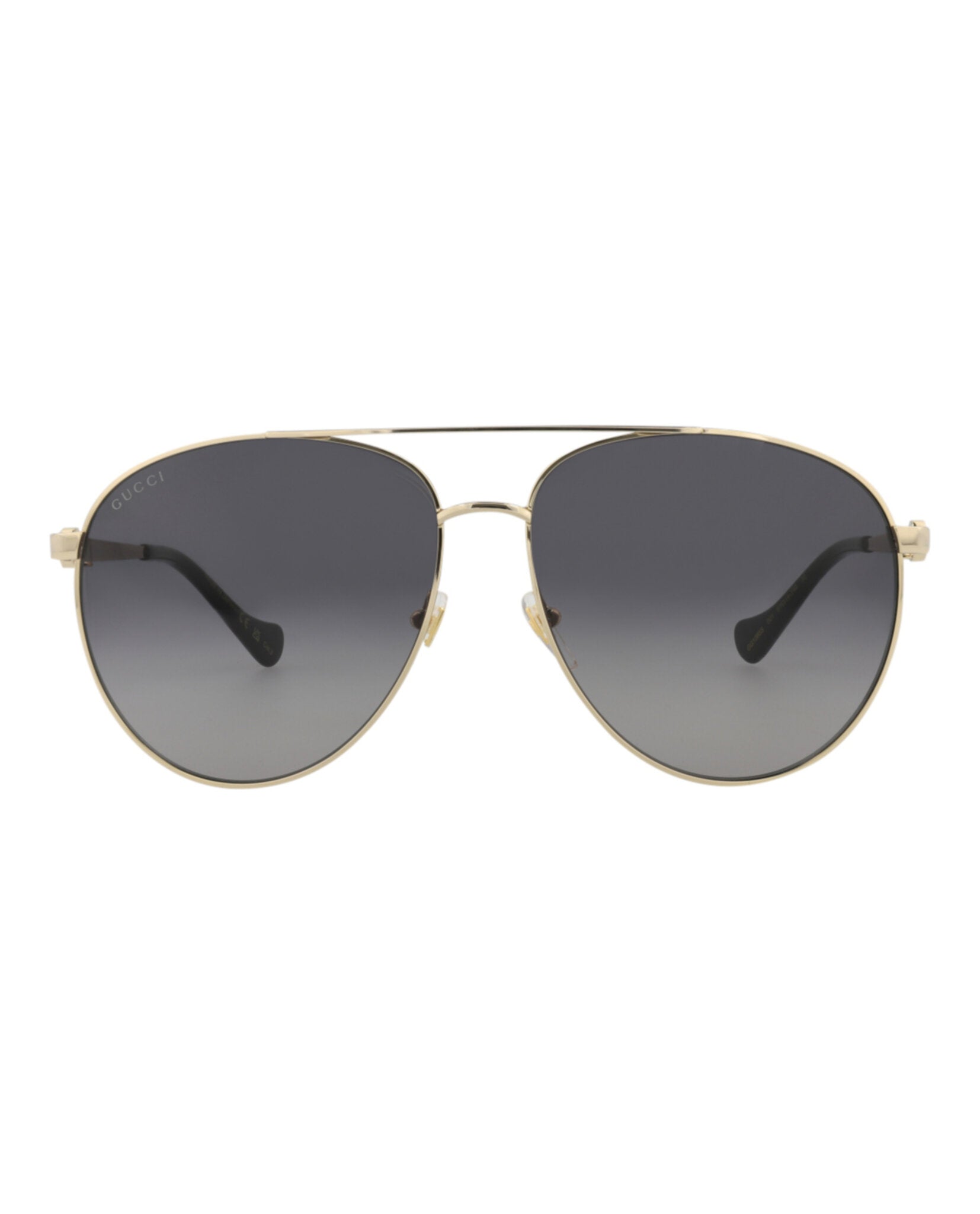 Aviator-Frame Metal Sunglasses