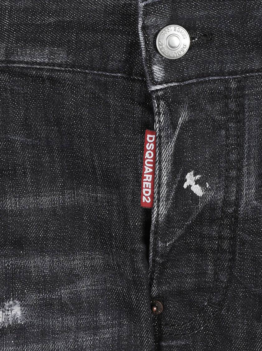 Slim Fit Black Denim Jeans