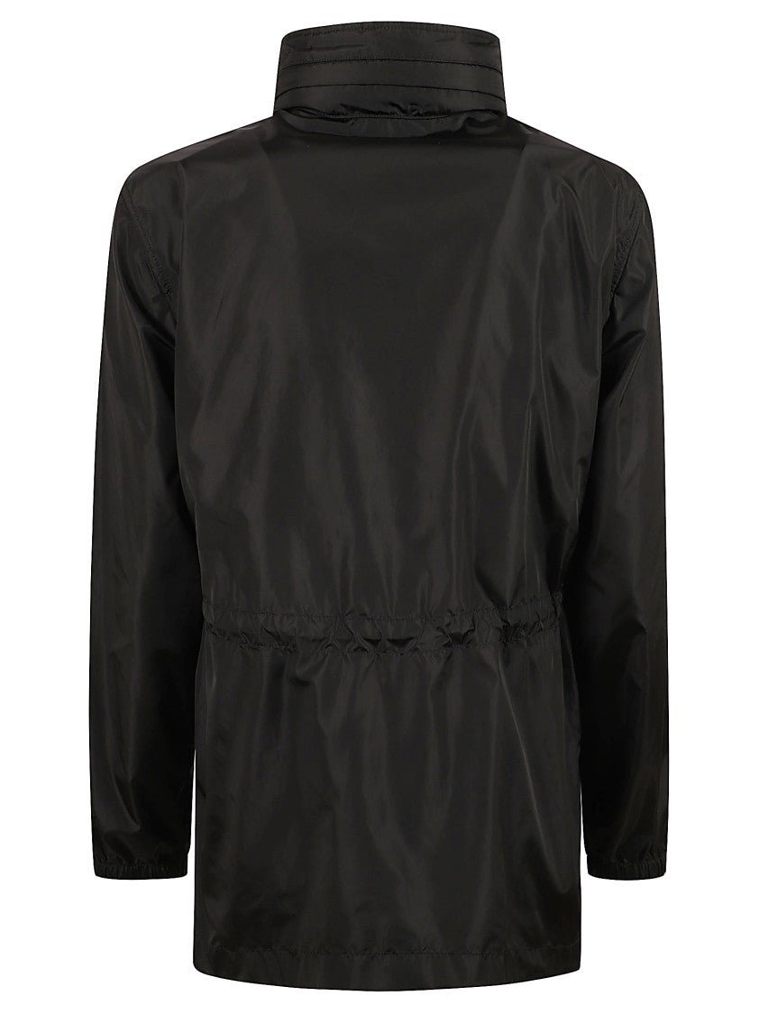 High Collar Nylon Parka
