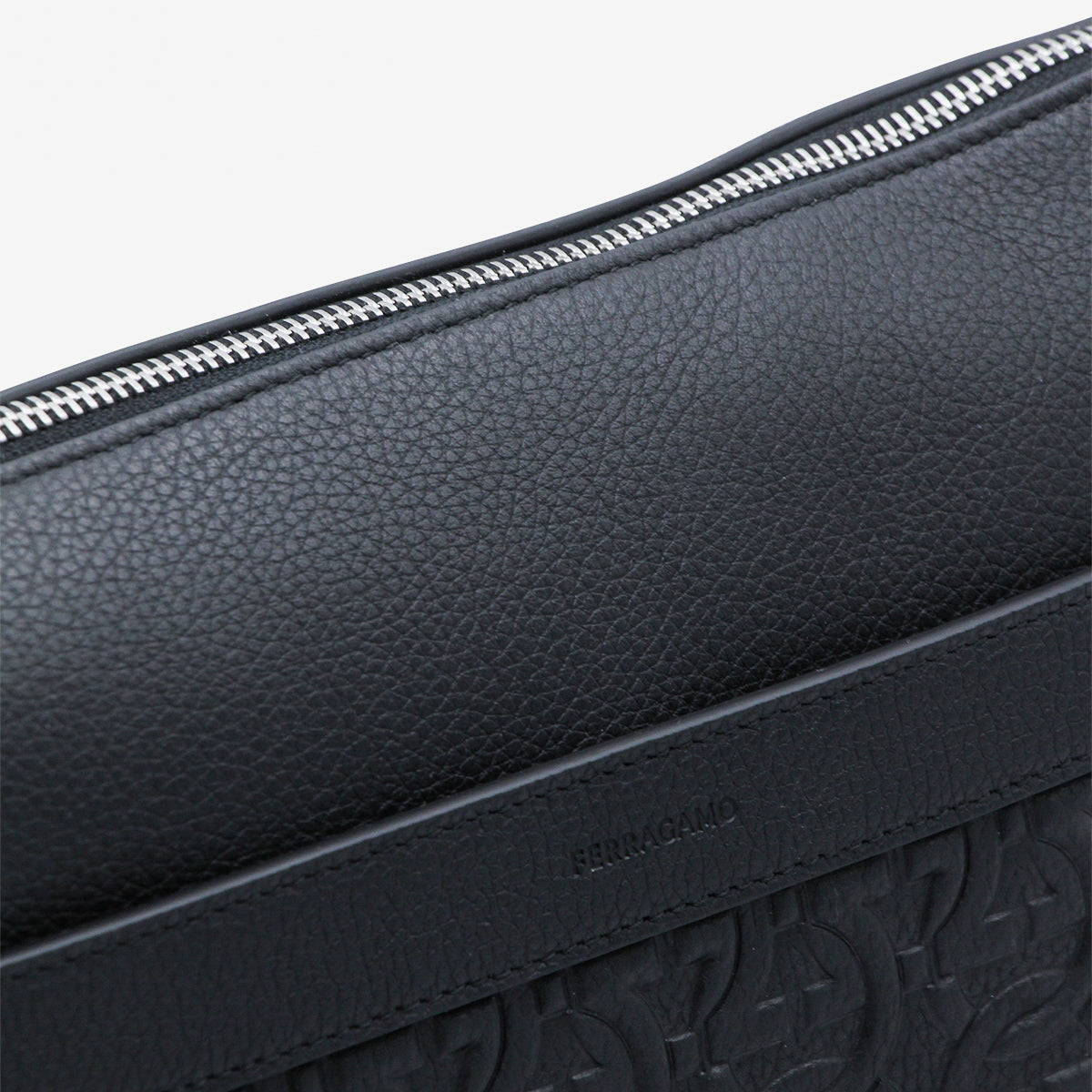 Structured Black Bag with Clean Lines