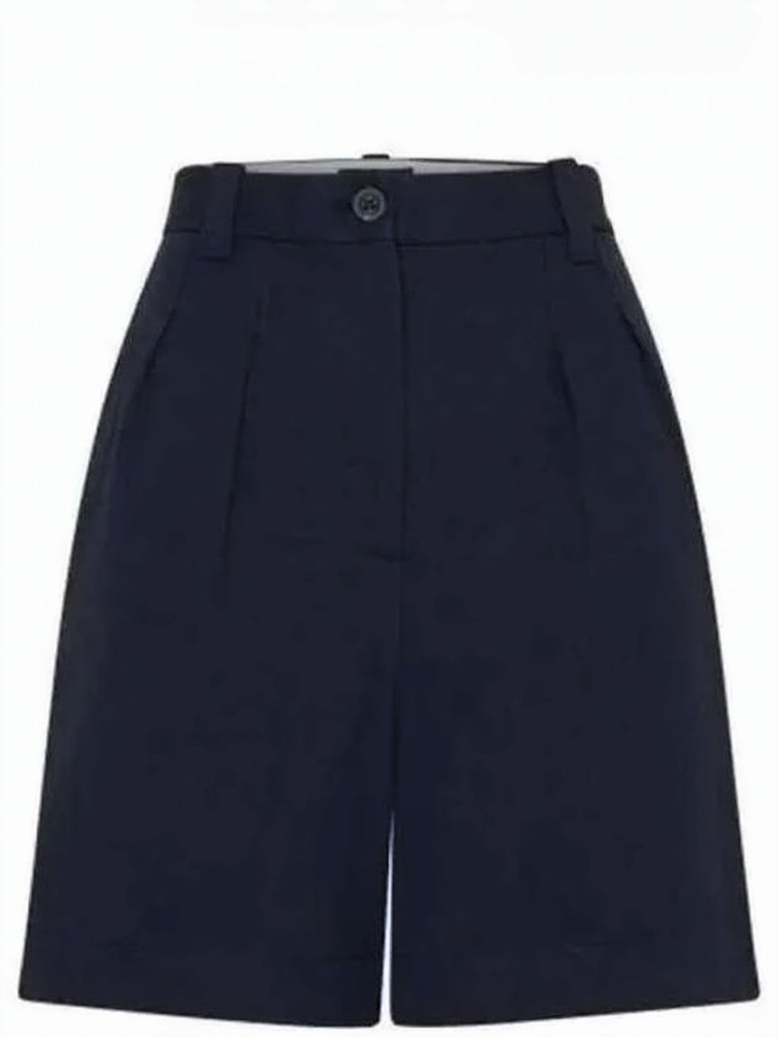 Tailored High-Waisted Shorts with Structured Silhouette