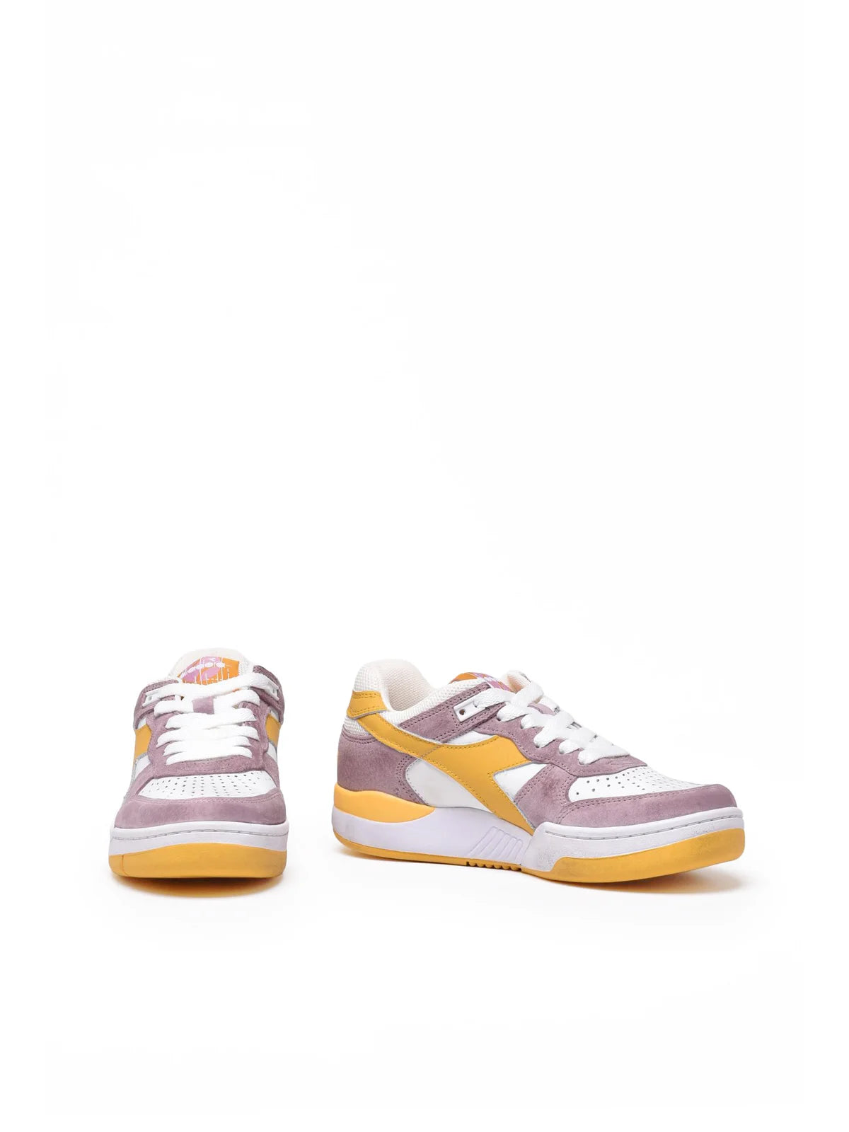 White Lilac Leather B.560 Sneakers