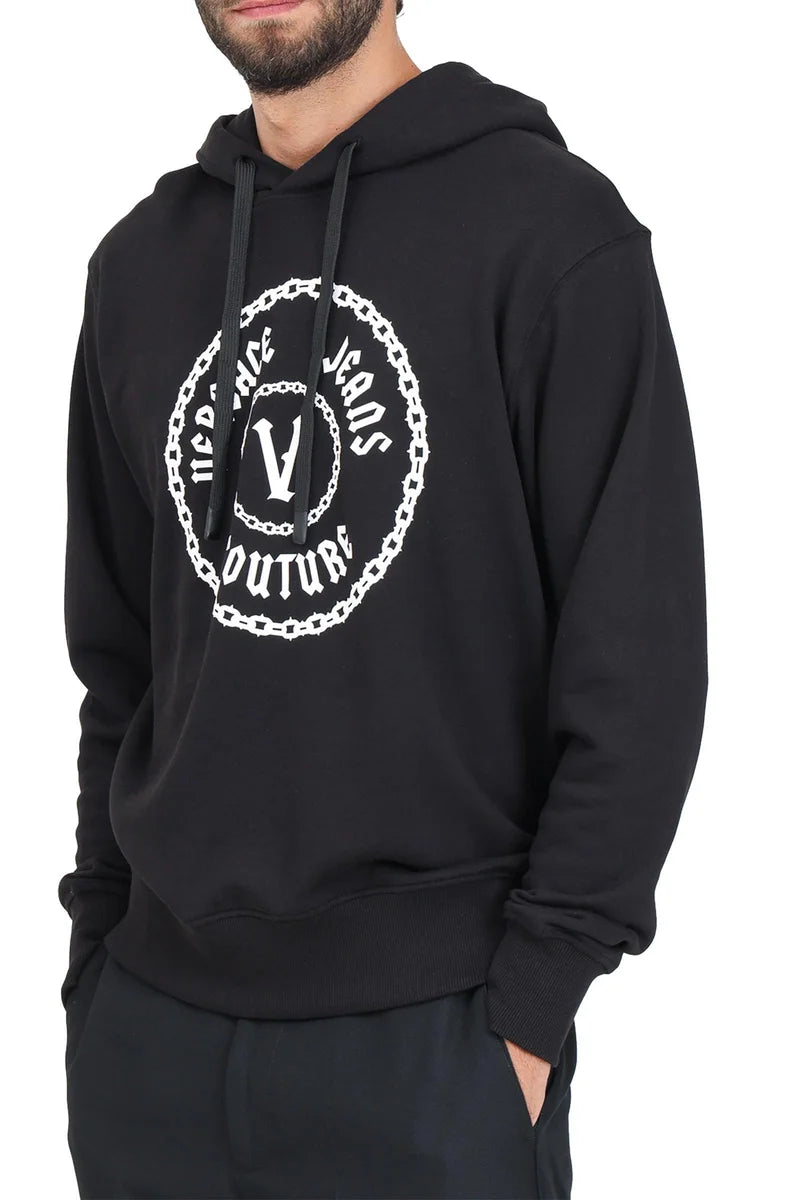 Men's Sweatshirt - Black/White