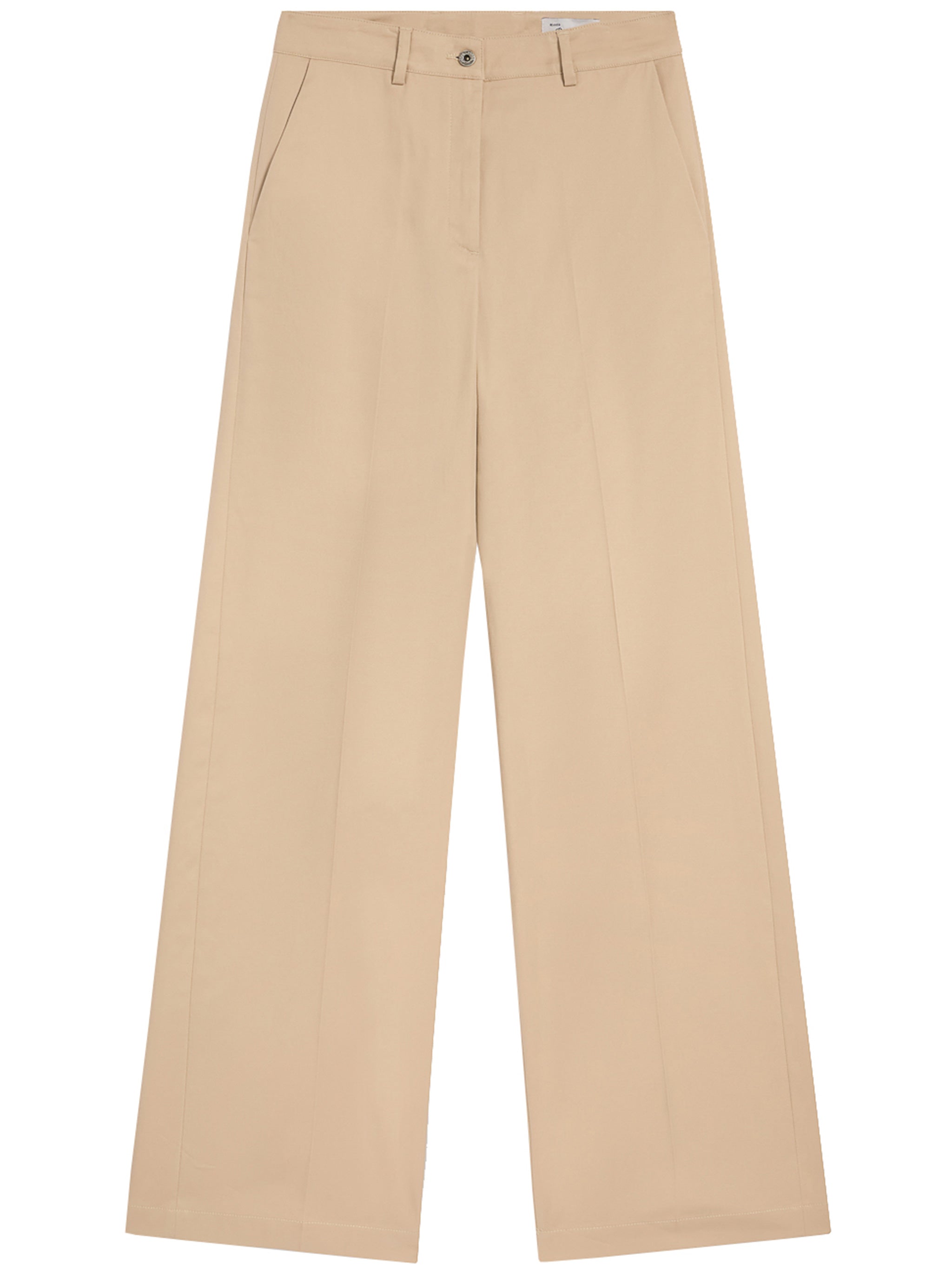Beige Viola Wide Leg Tailored Trousers