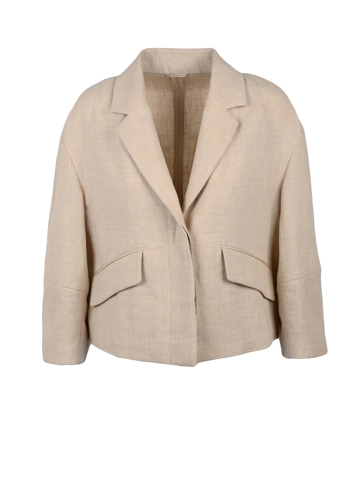 Linen Bolero - Beige