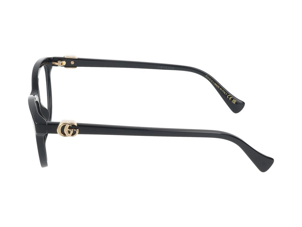 Eyeglasses GG1179O 001 black black transparent 49/17/145