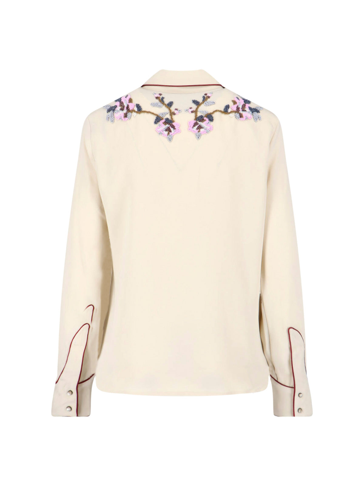 Classic White Shirt with Structured Collar