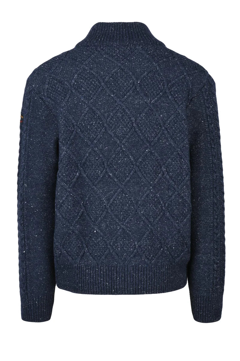 Zip Cardigan - Blue