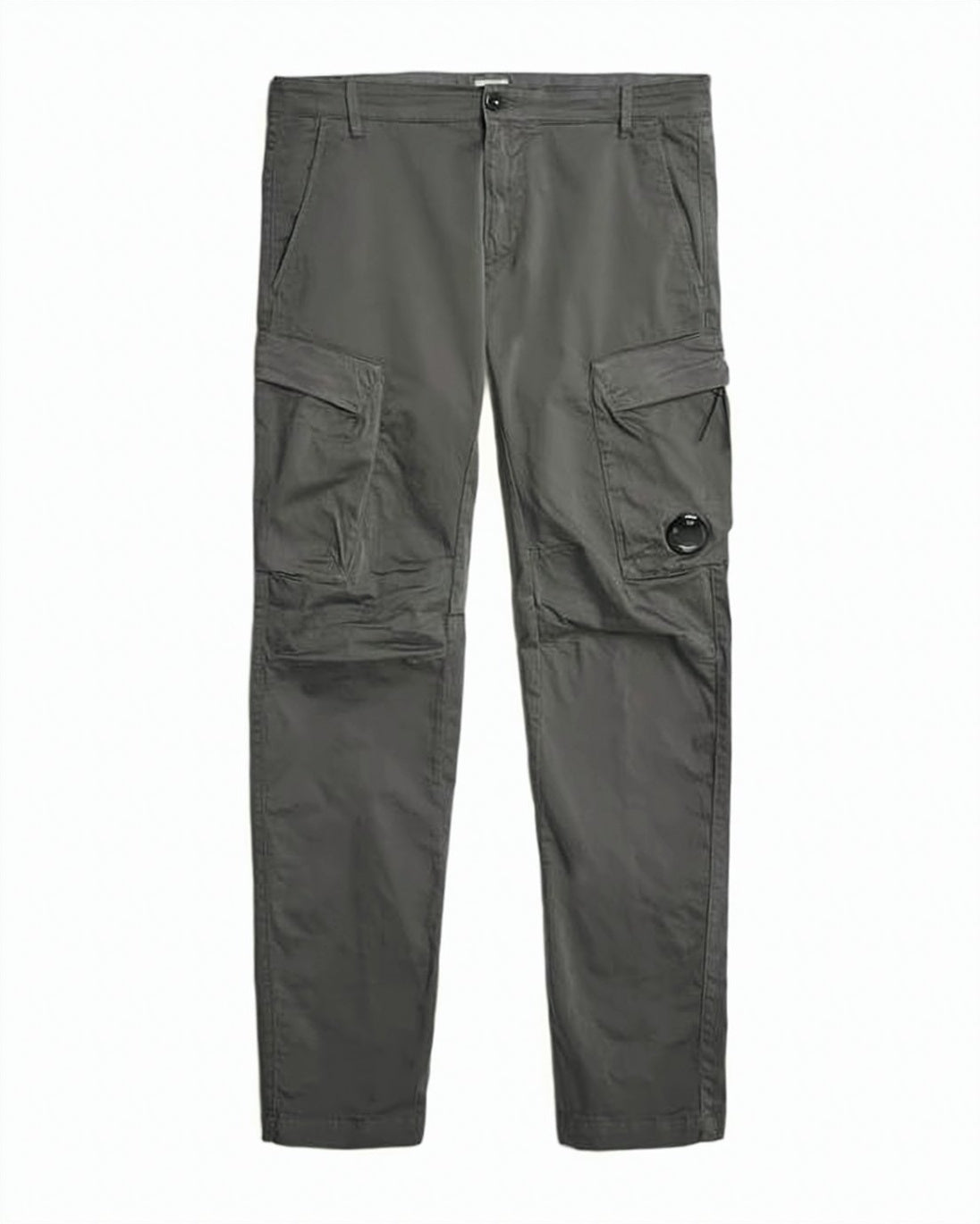 Utilitarian Grey Straight Pants