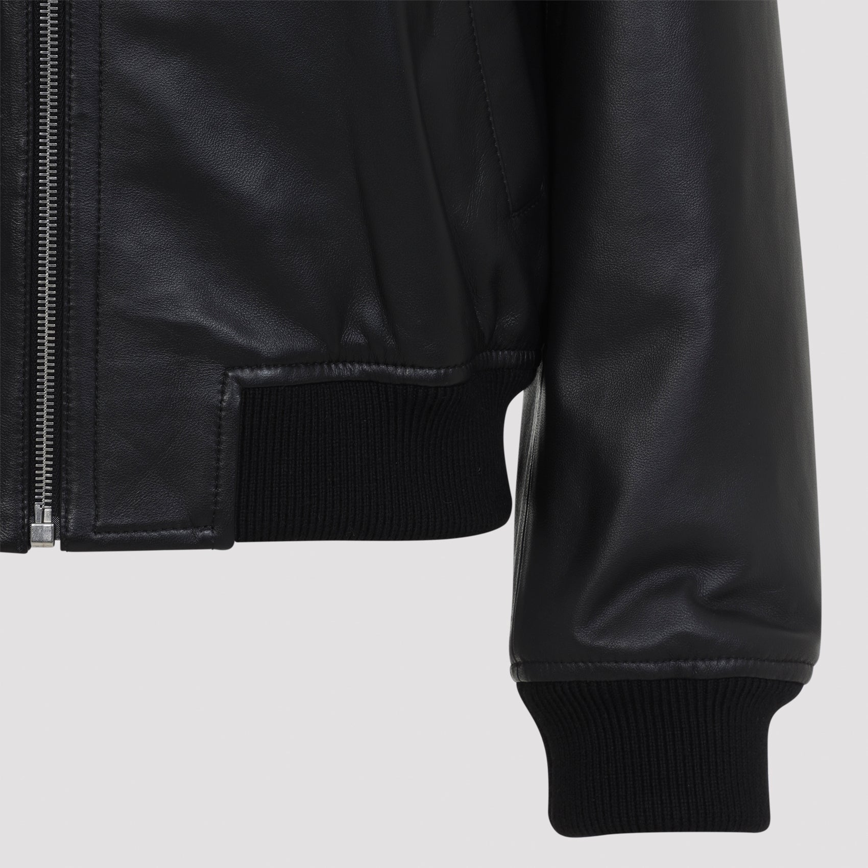 Lambskin Jacket with Classic Collar