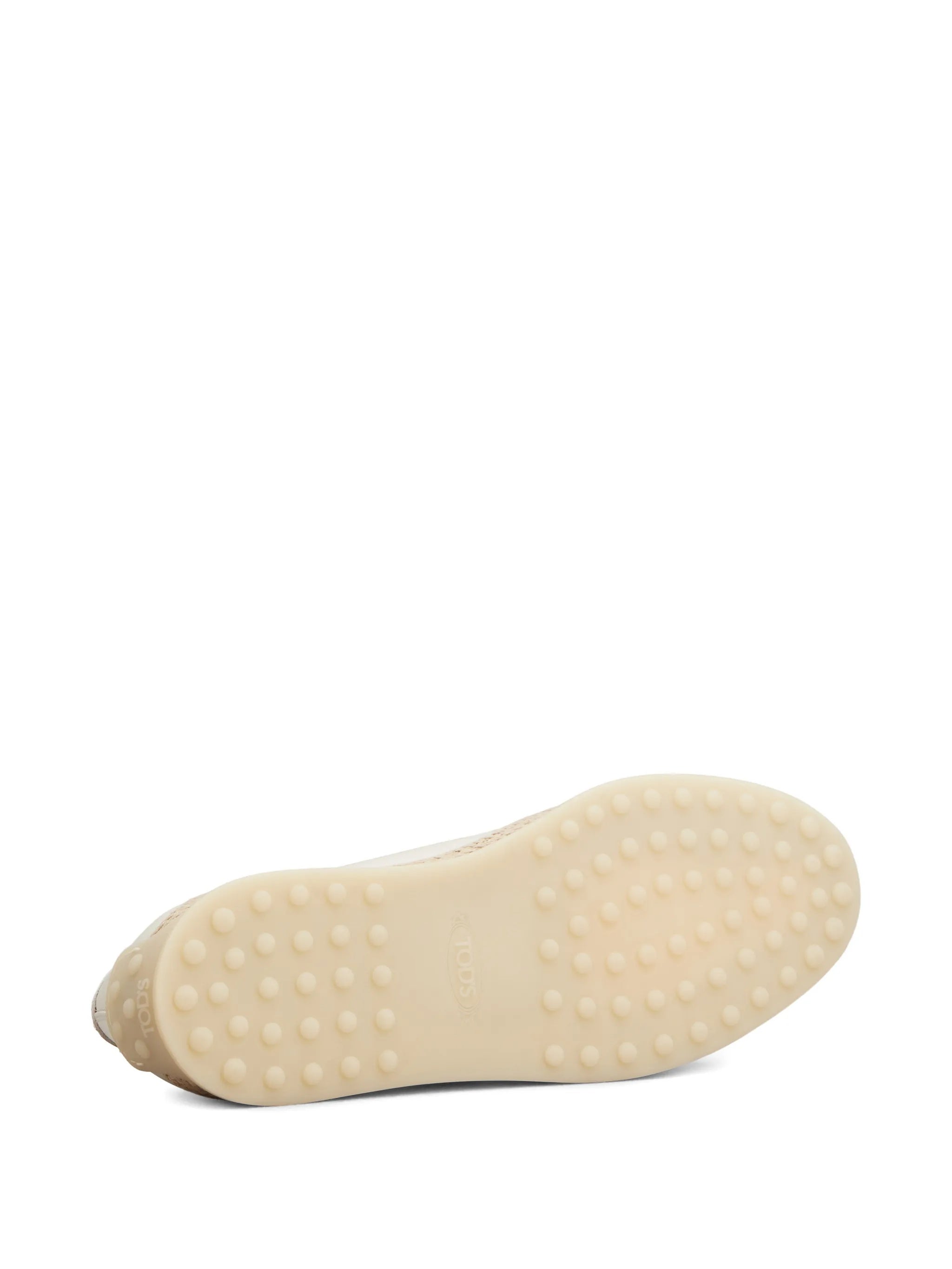 White Calzature Slip-On Decorative Bow Loafers