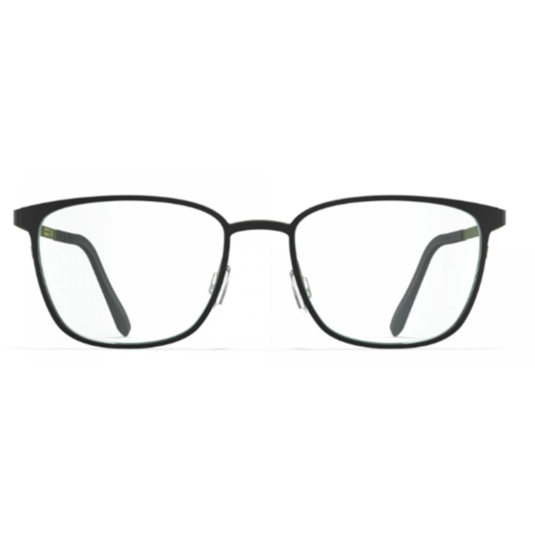 Bf1050 Skagen Rectangular Black Eyeglasses with Minimalist Design