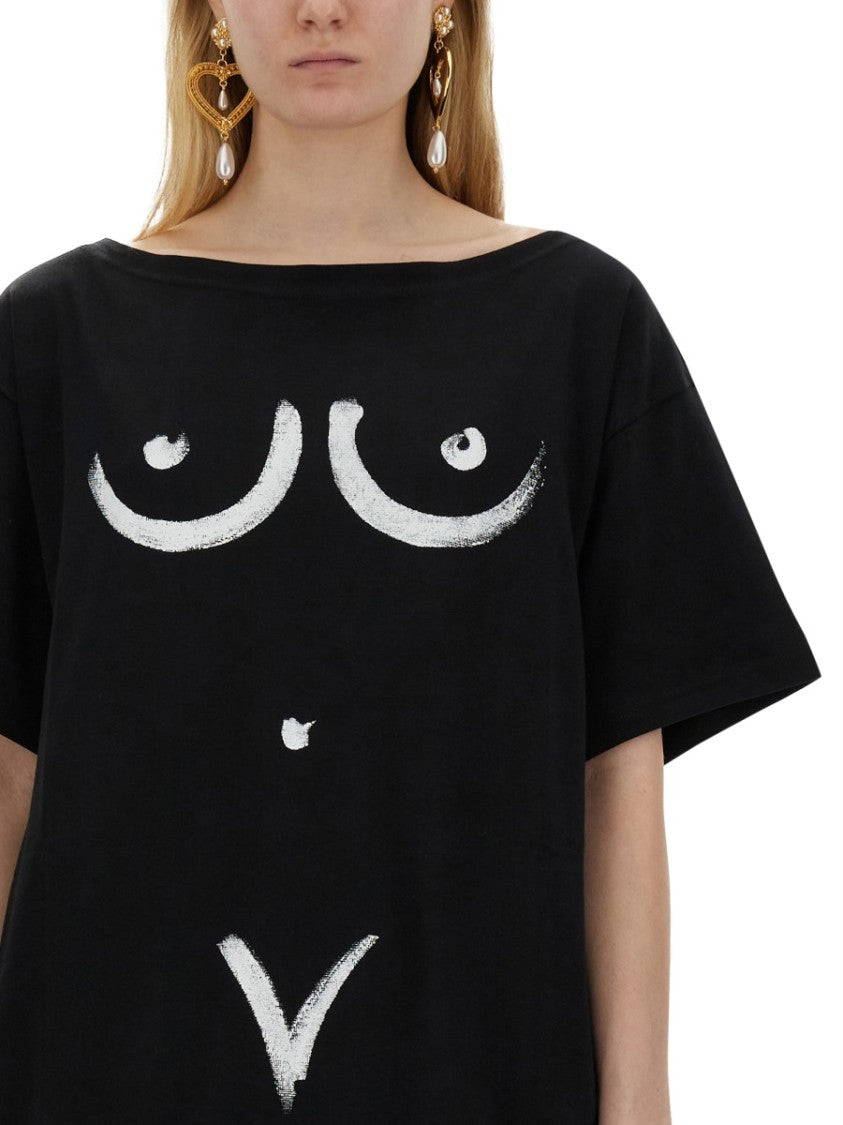 Oversized Body Print T-Shirt