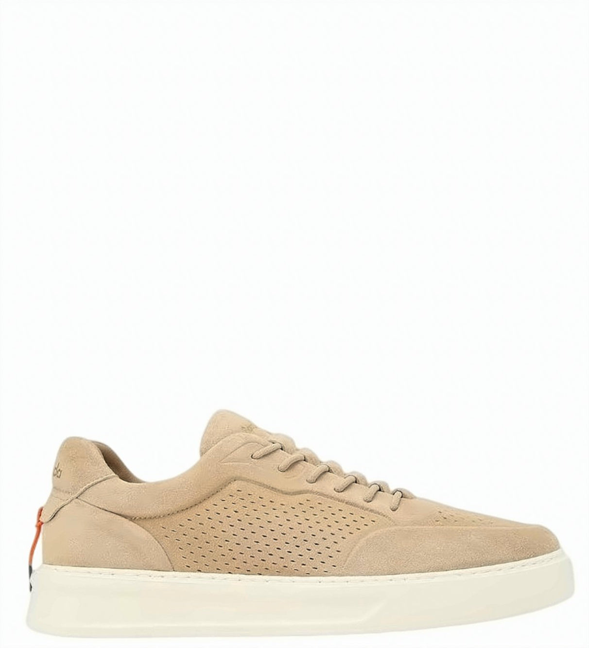 Tobacco Suede Slip On Sneakers