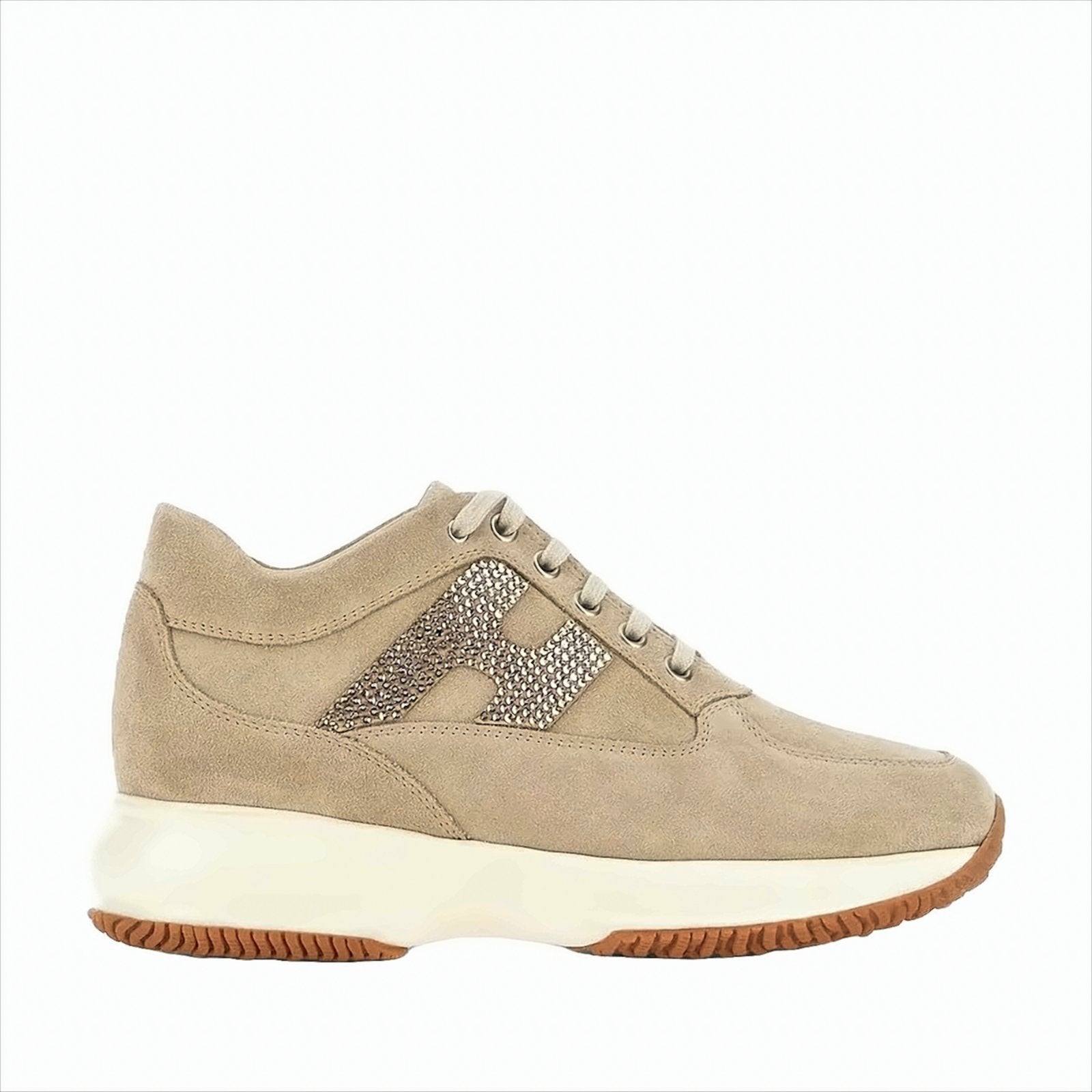 Interactive H Strass Sneakers With Embellished Detail