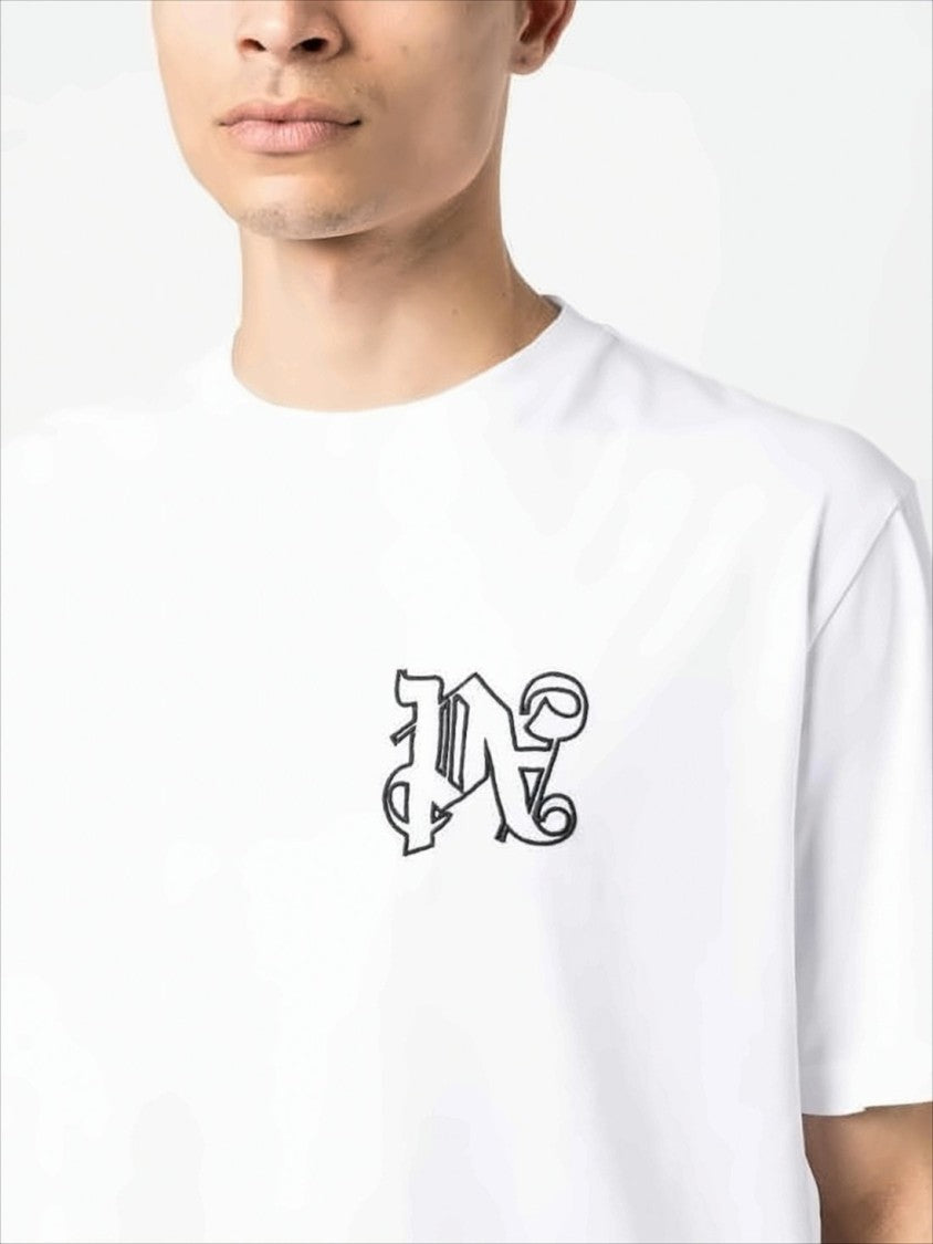 Short-Sleeve T-Shirt with Stylized Logo
